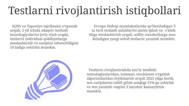 Qobiliyatni aniqlash testi 3