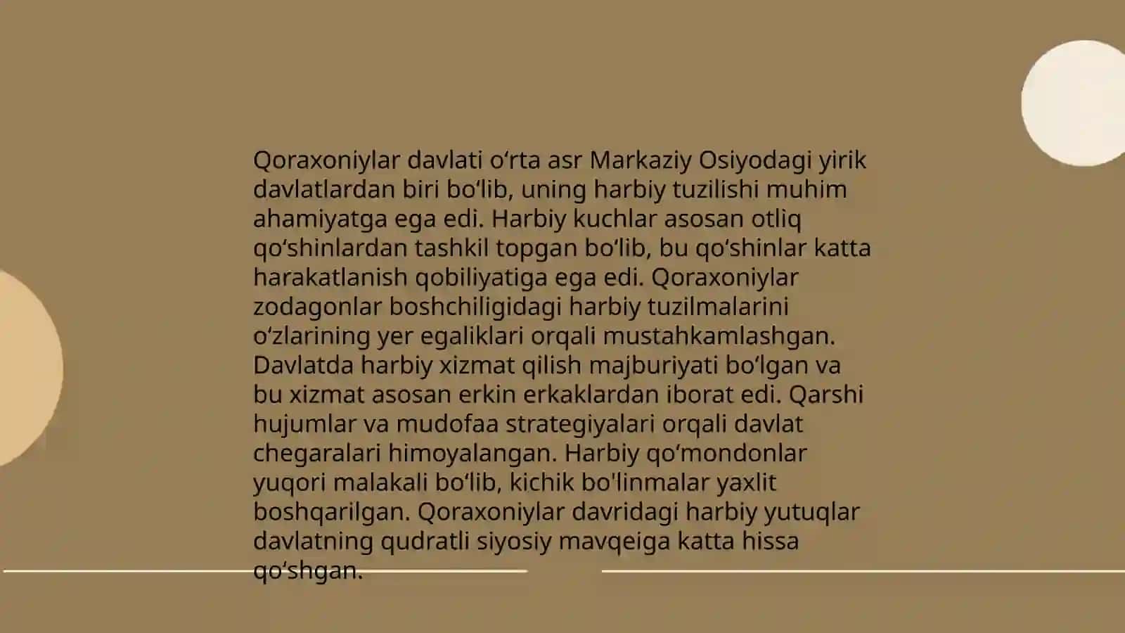Qoraxoniylar davrida harbiy ish 3