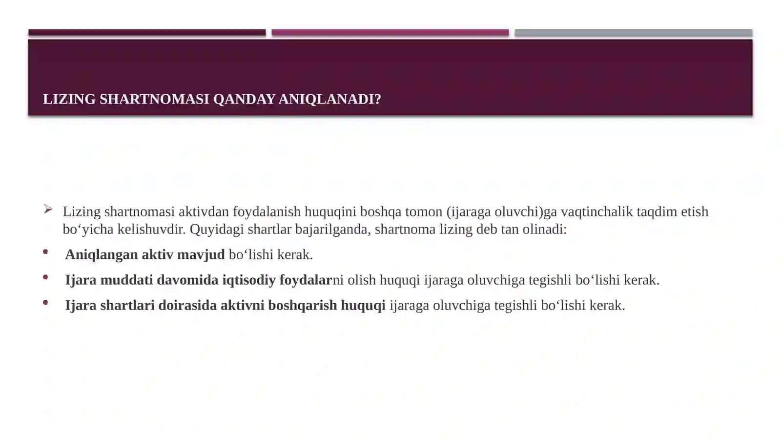 IFRS 16 Lizinglar standarti 3