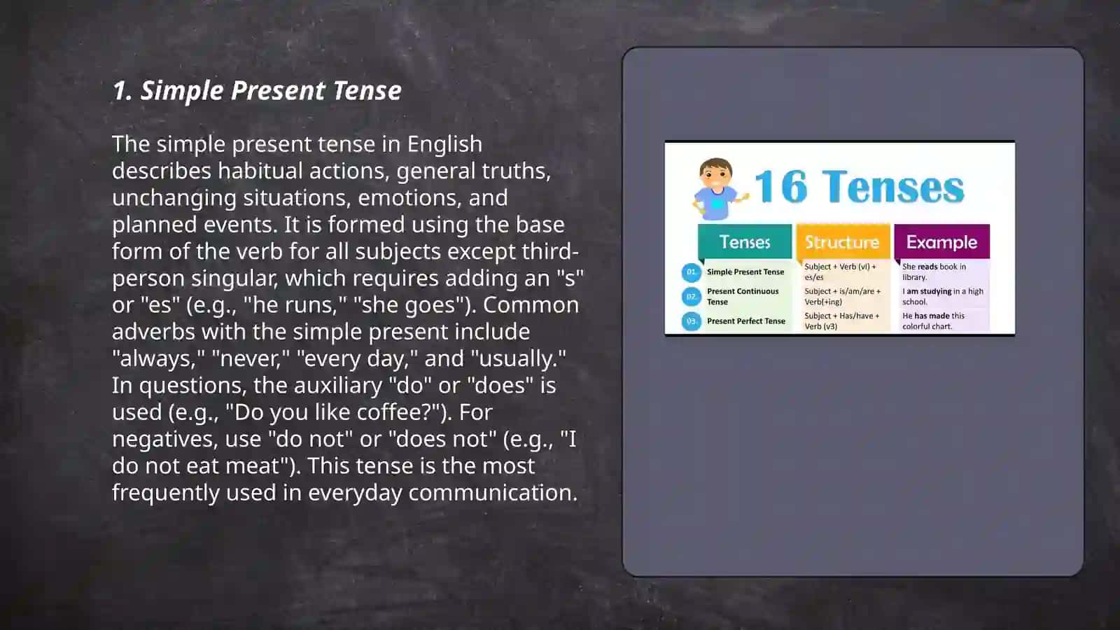 Tenses 3