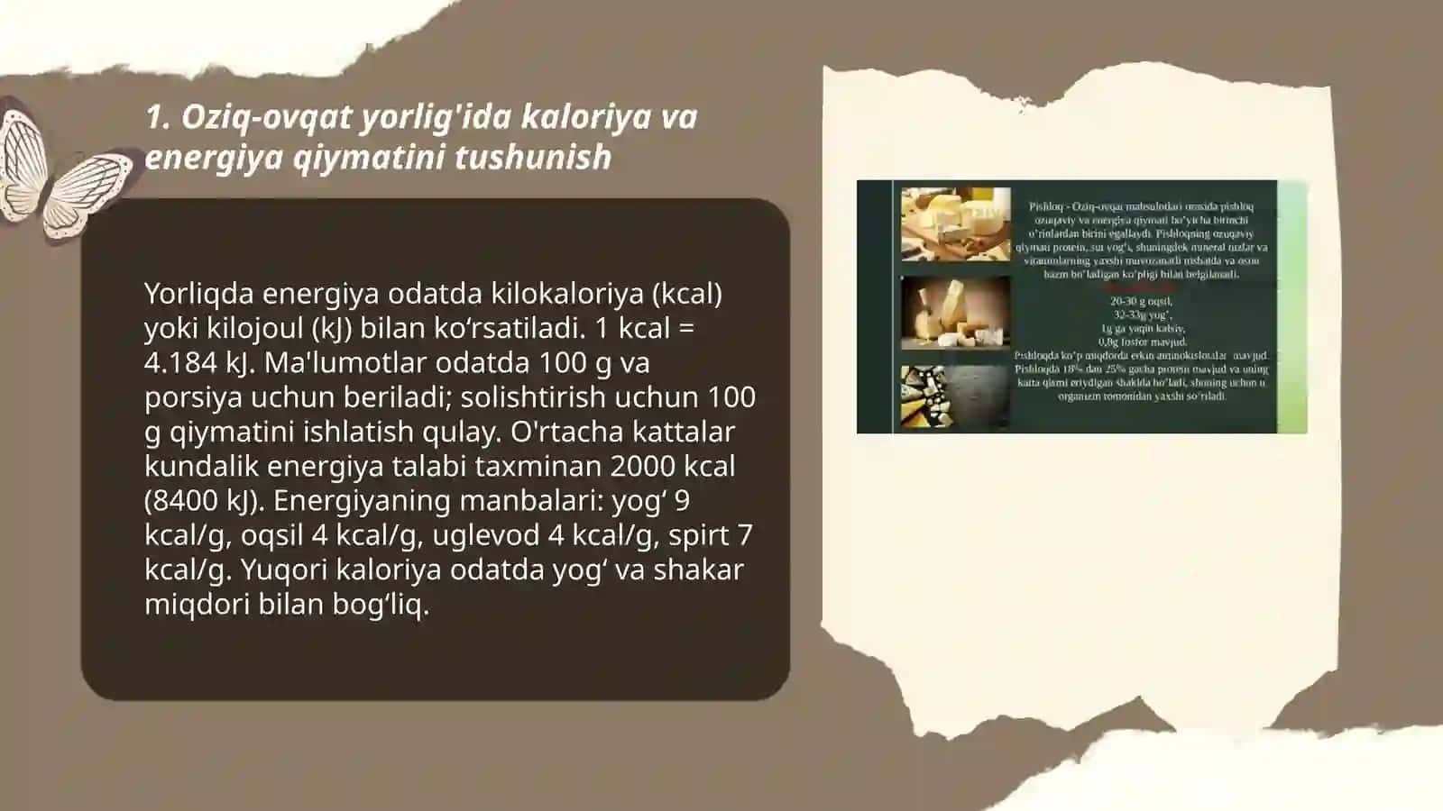 O'zi-ovqat mahsulotlarining tarkibi foydali va zararli xususiyatlarni ularning yorliqlarni orqali o'rganish 3