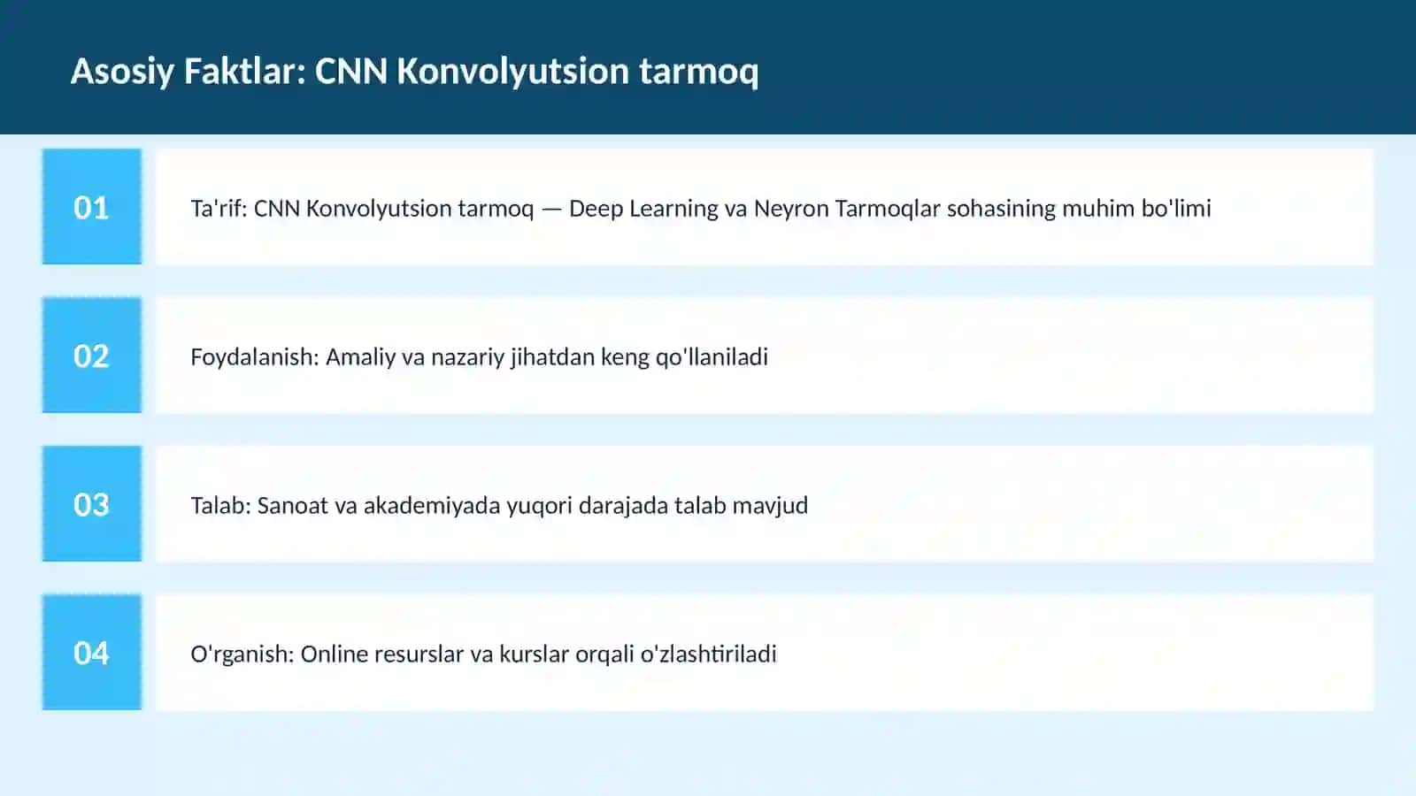 AI | DEEP LEARNING VA NEYRON TARMOQLAR 3