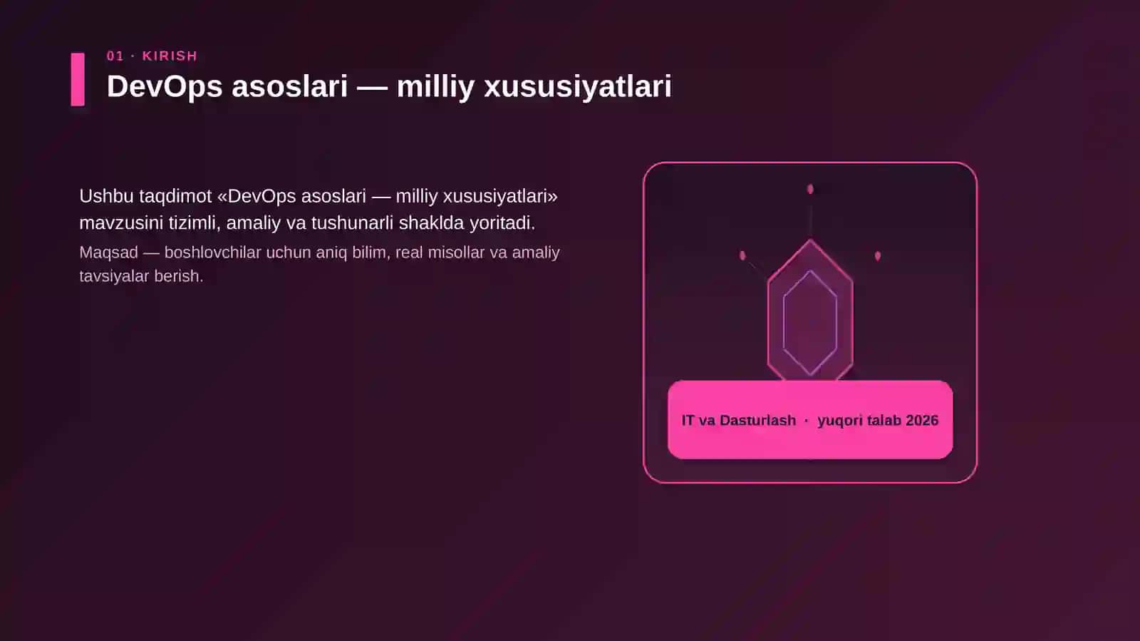 DevOps asoslari — milliy xususiyatlari 3
