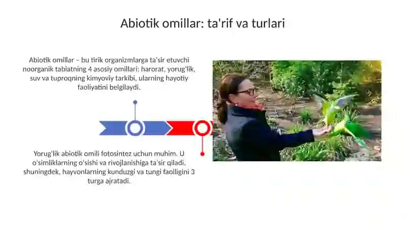 Abiotik omillarning tirik organizmlarga ta'sirini o'rganish 3