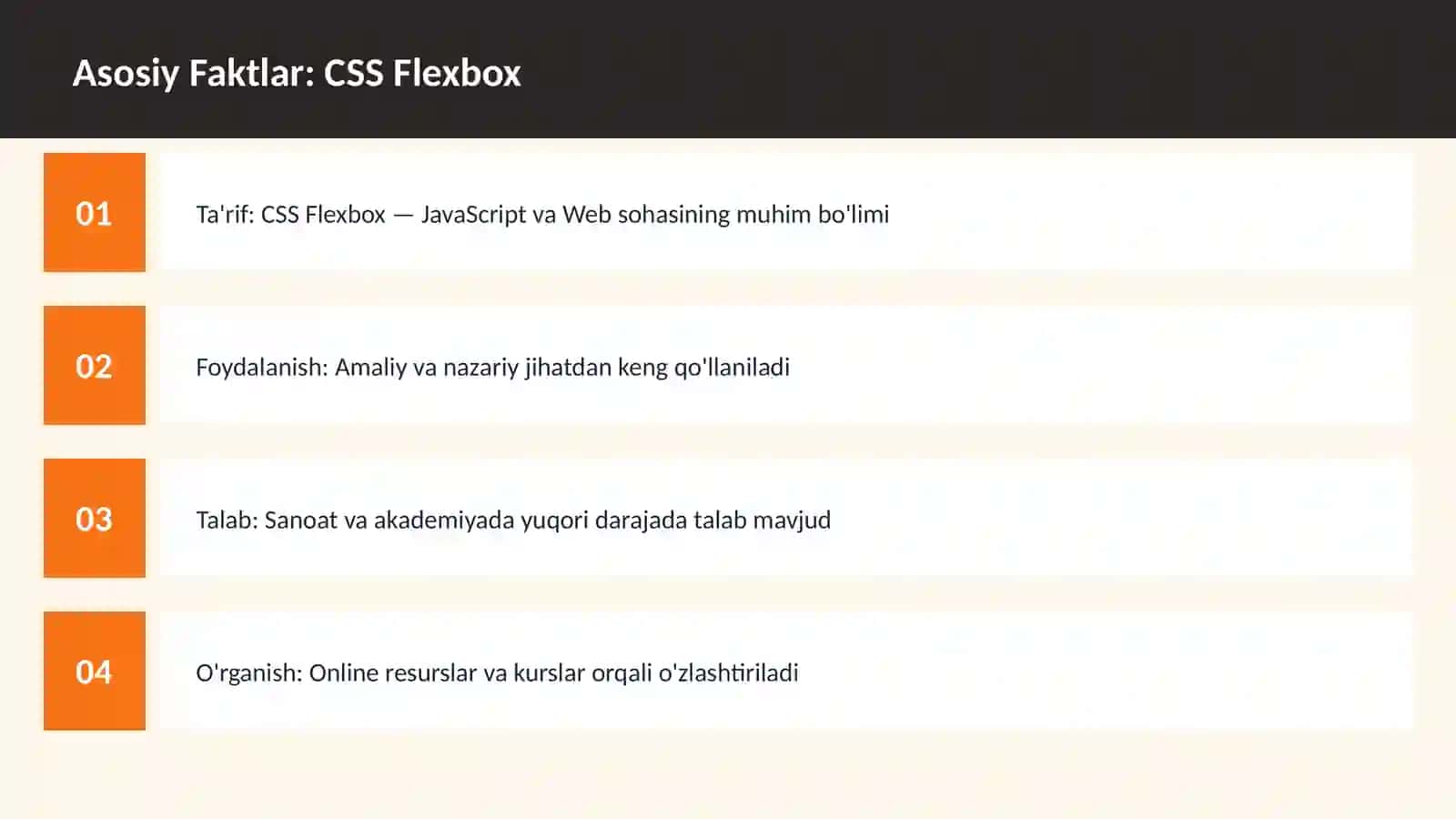 CSS Flexbox 3