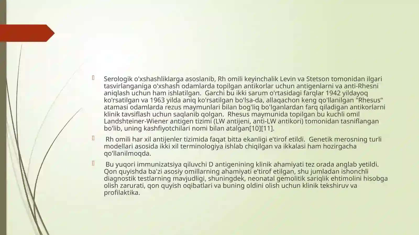 Rezusfaktor va uning tarixi 3