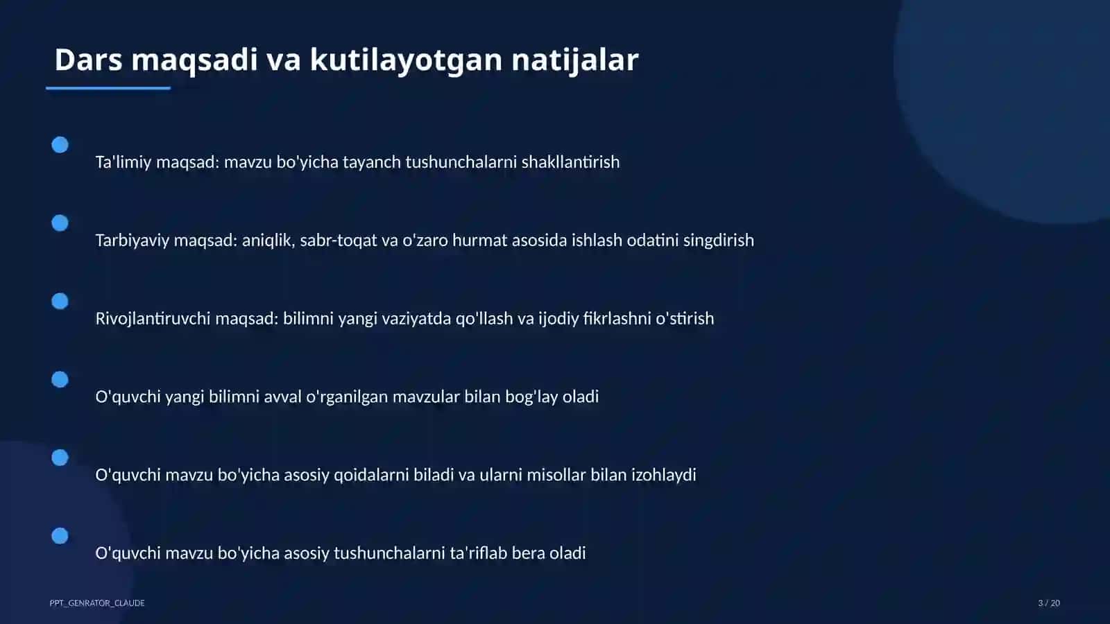 Mexanik tebranishlar va to'lqinlar (9-sinf) 3