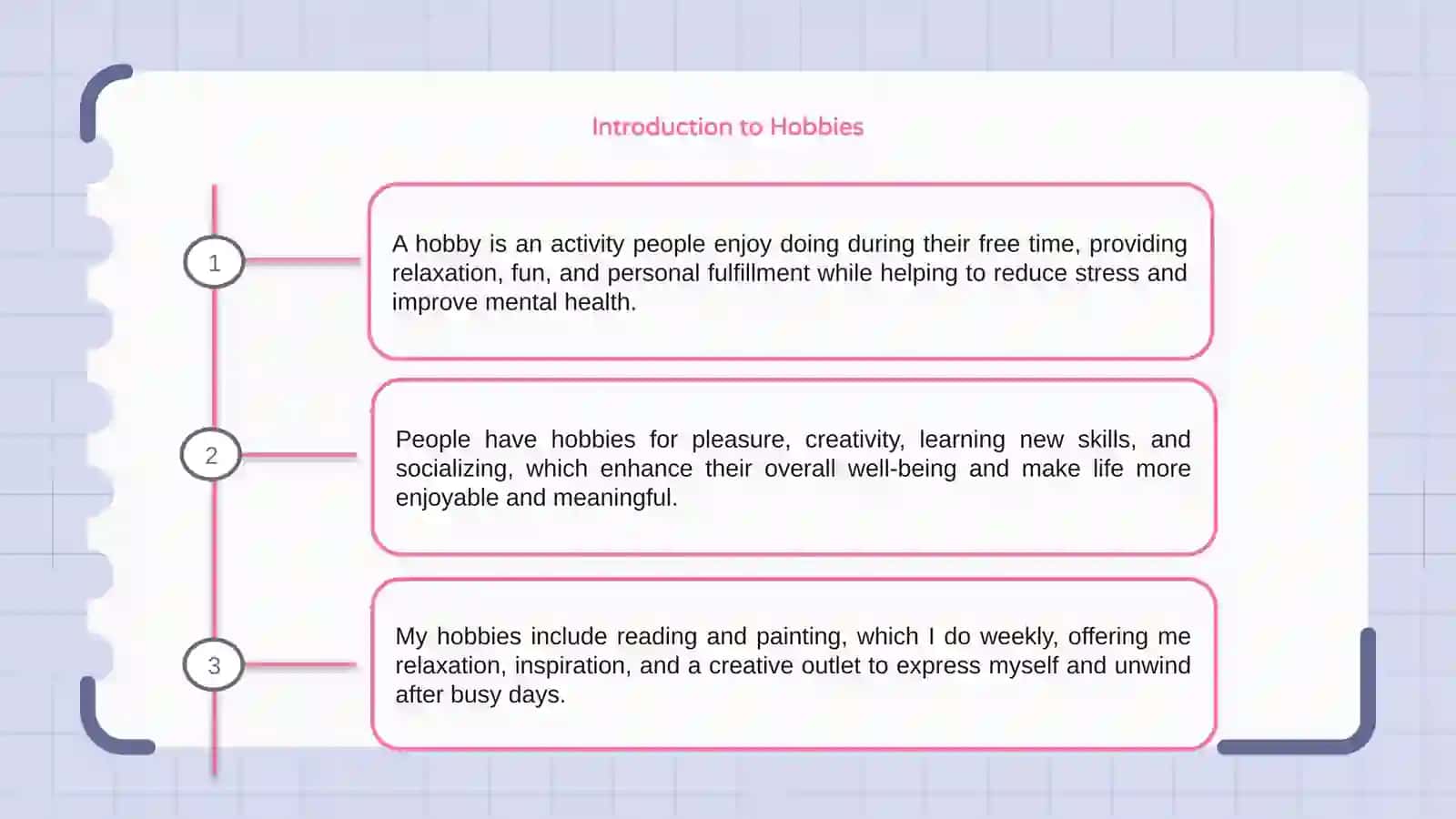 Introduction to Hobbies 3