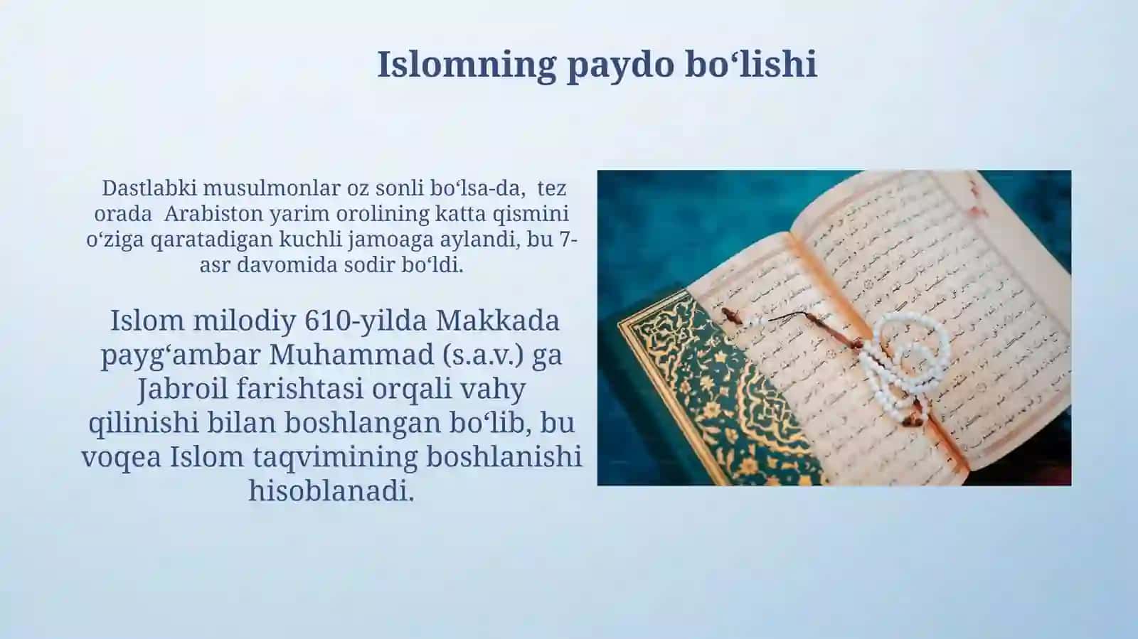 Islom din tarixivamohiyati 3