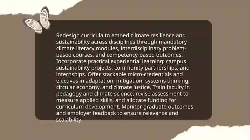 "How can we make higher education more accessible or more relevant to future global challenges?" 3