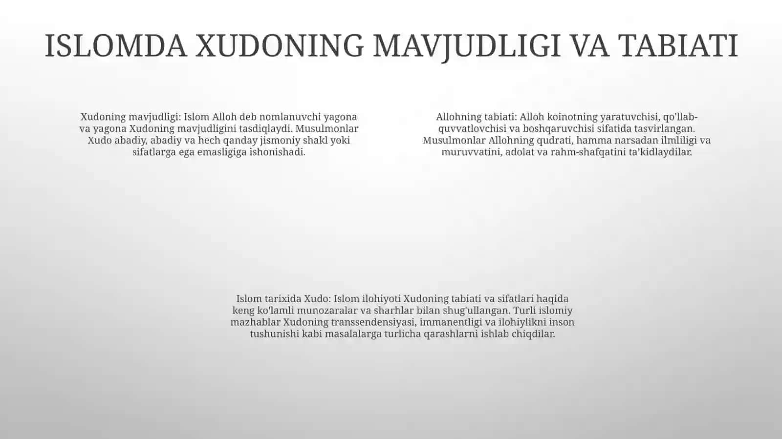 Islom Ilohiyoti Va Tarix 3