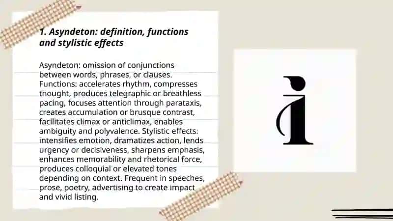 Synatical expressive means and stylistic devices 3