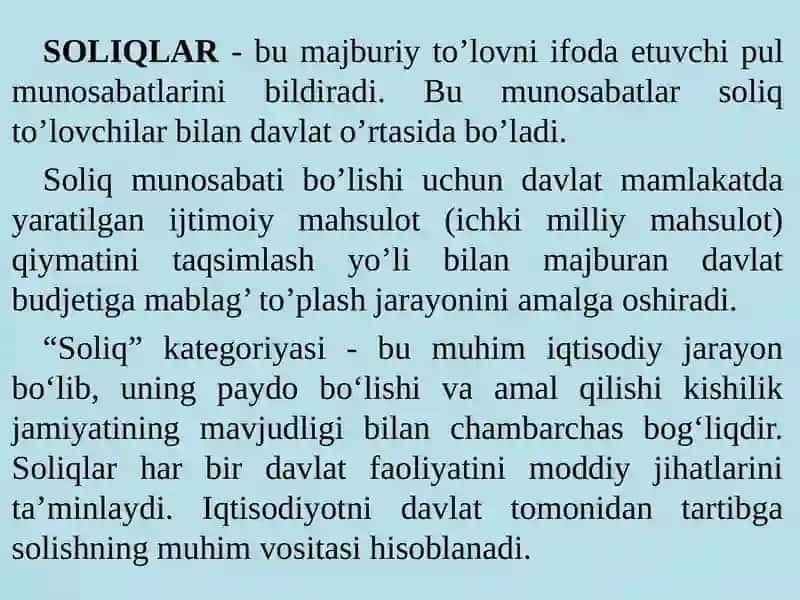 SOLIQLAR VA SOLIQQA TORTISH 3