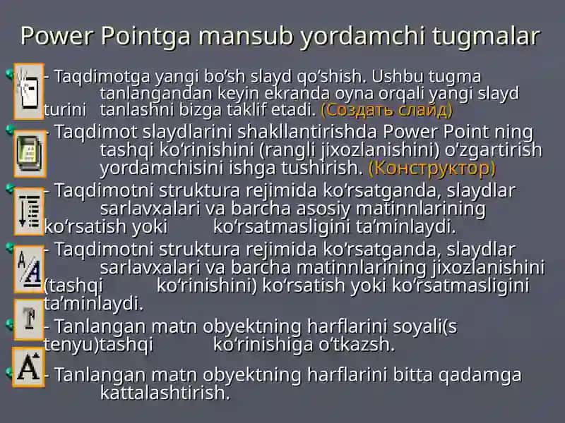 Microsoft Power Point dasturi 3