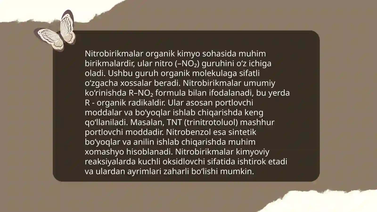 Nitrobirikmalar 3
