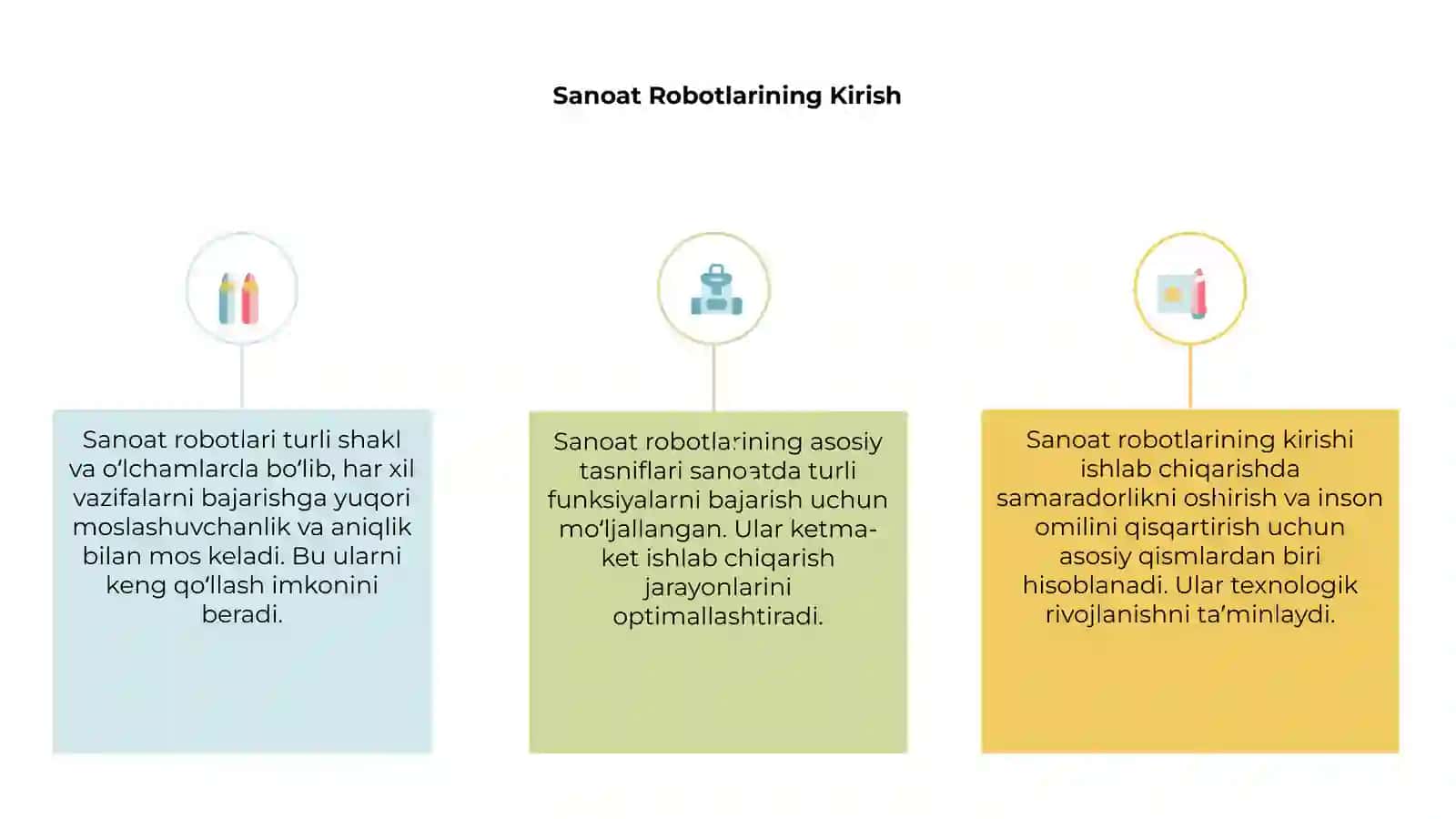 Sanoat robotlarining asosiy tasniflari 3