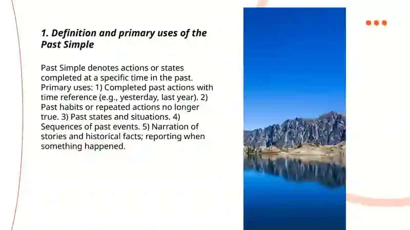 Past Simple 3