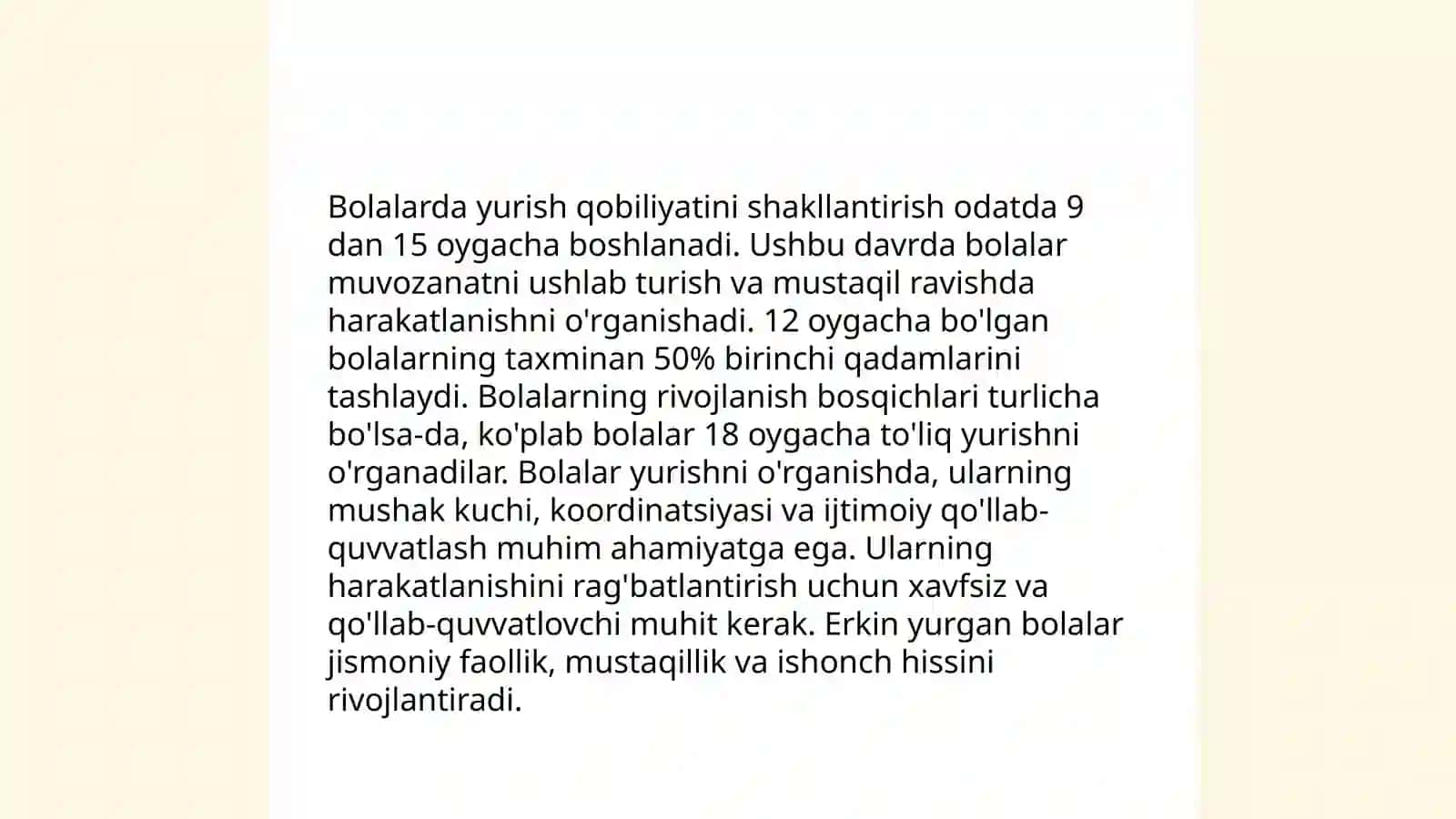 Bolalarda yurish qobiliyatini shakllantirish 3