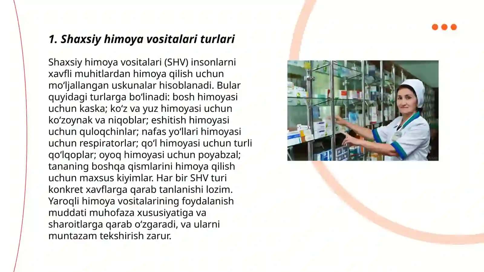 Shaxsiy himoya vositalari 3