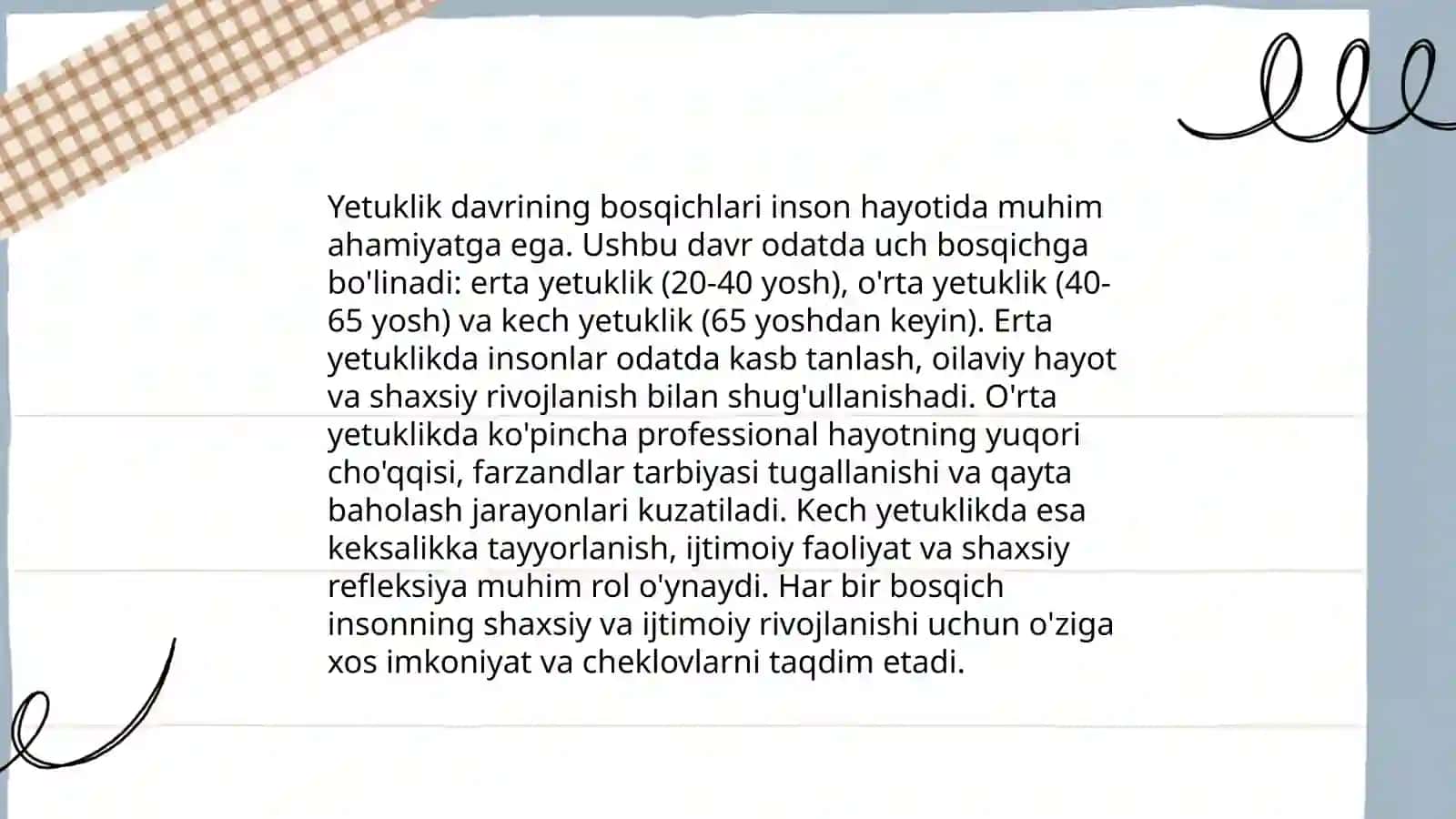 Yetuklik davri xususiyatlari 3