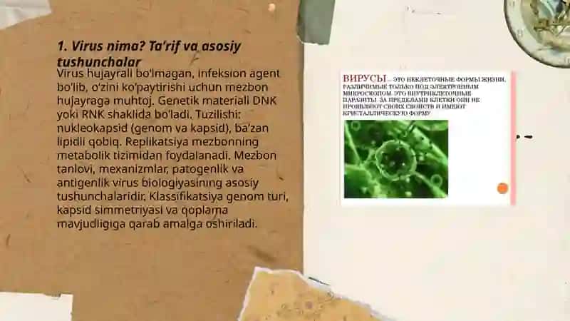 Virus nima? Avdarova Sayqal 3