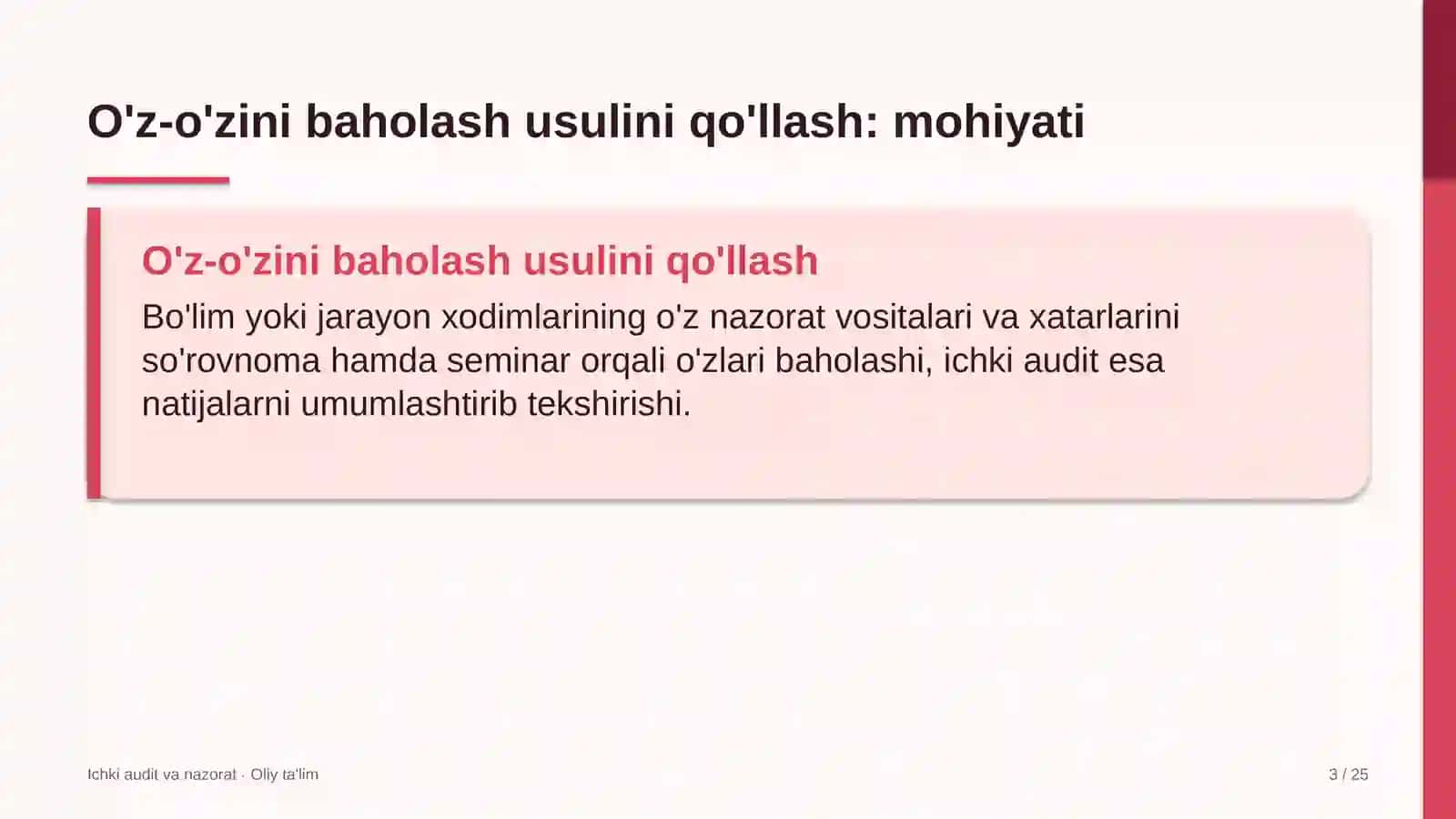 onlayn bron qilish platformalarida o'z o'zini baholash usulini qo'llash 6718 3