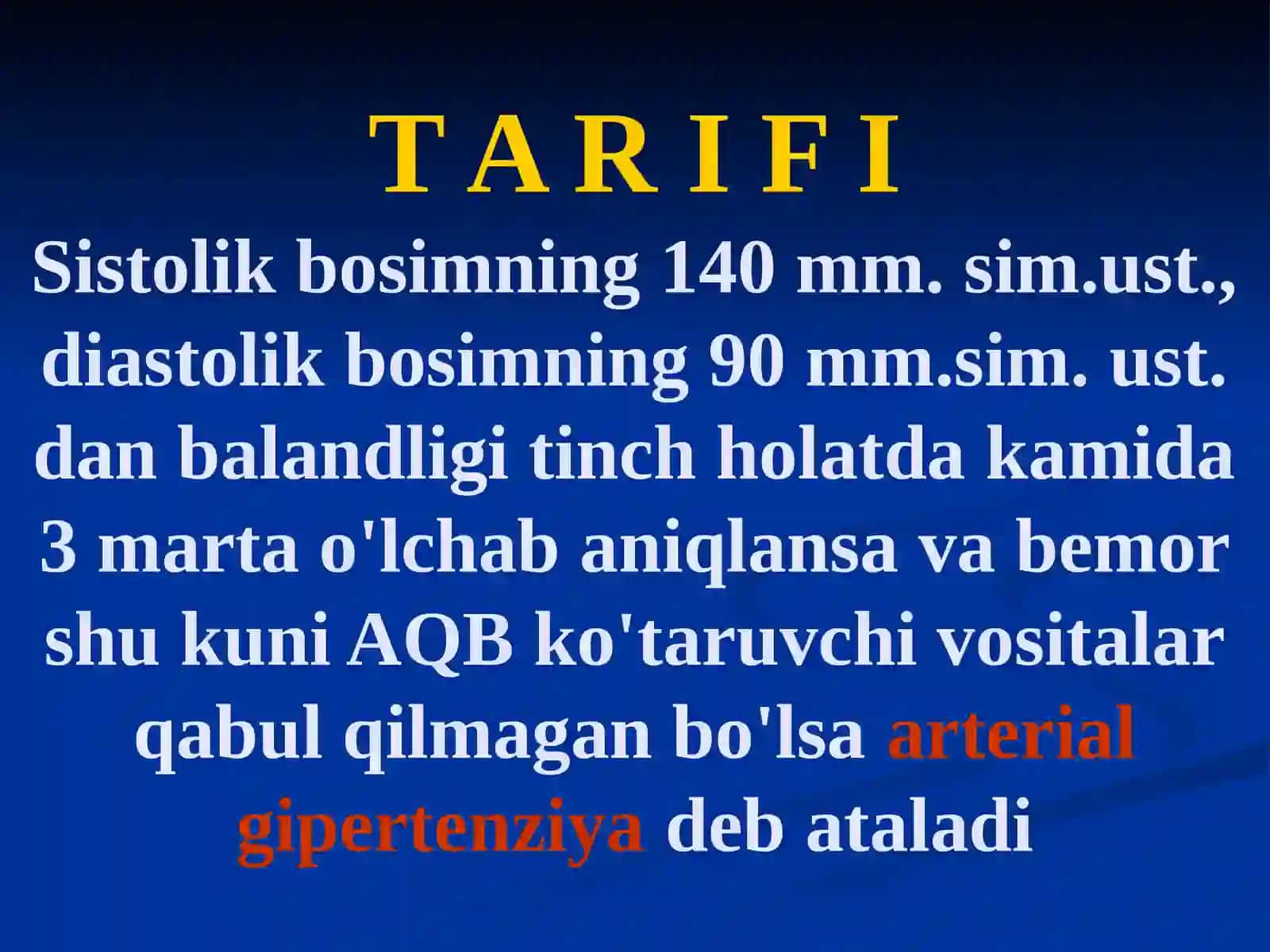 GIPERTONIYAKASALLIGI 3