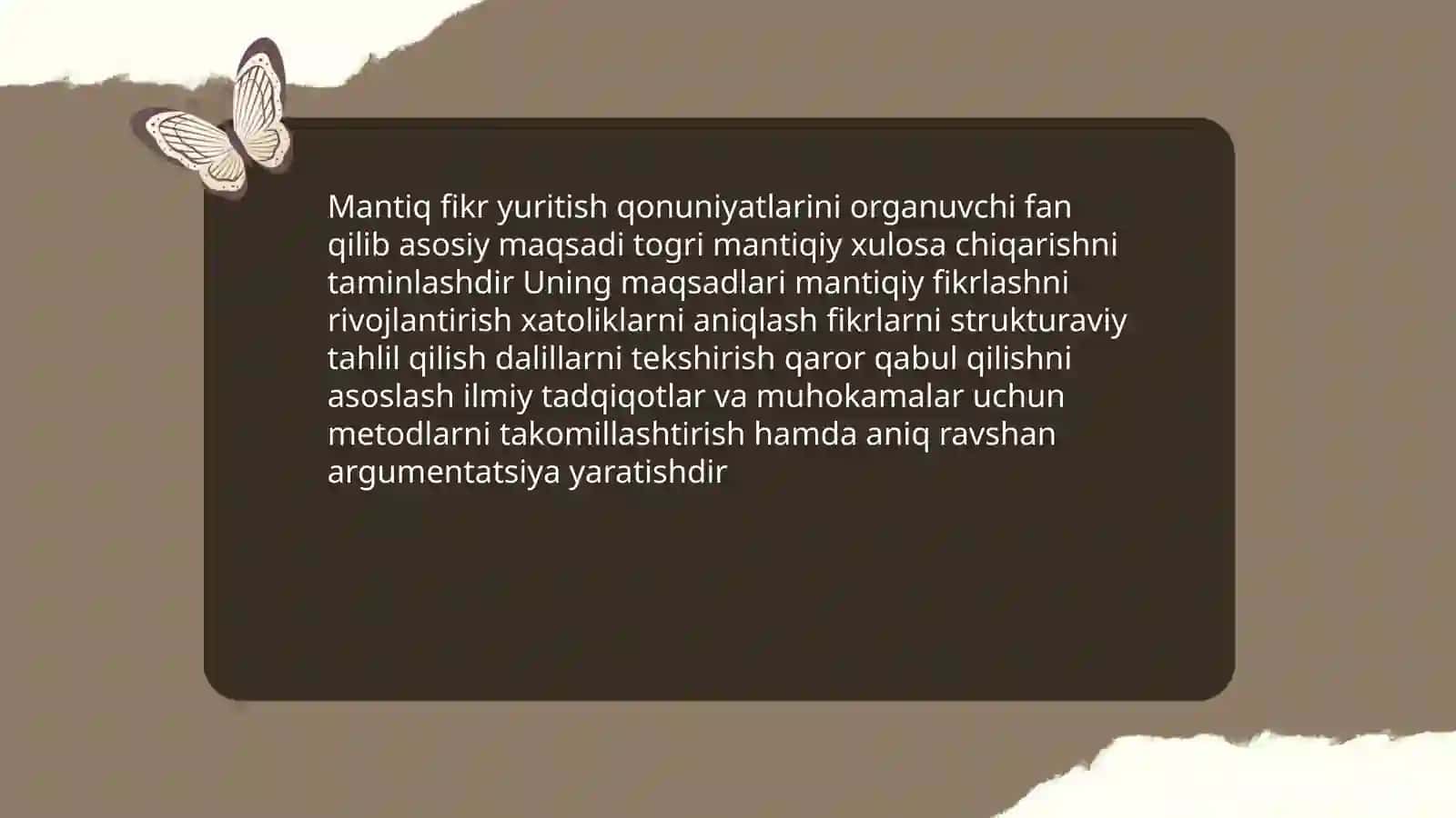 Mantiq(Logika) 3