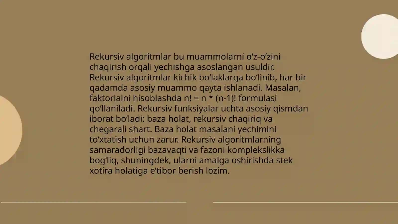 Algoritmlar kutubxonasi 3