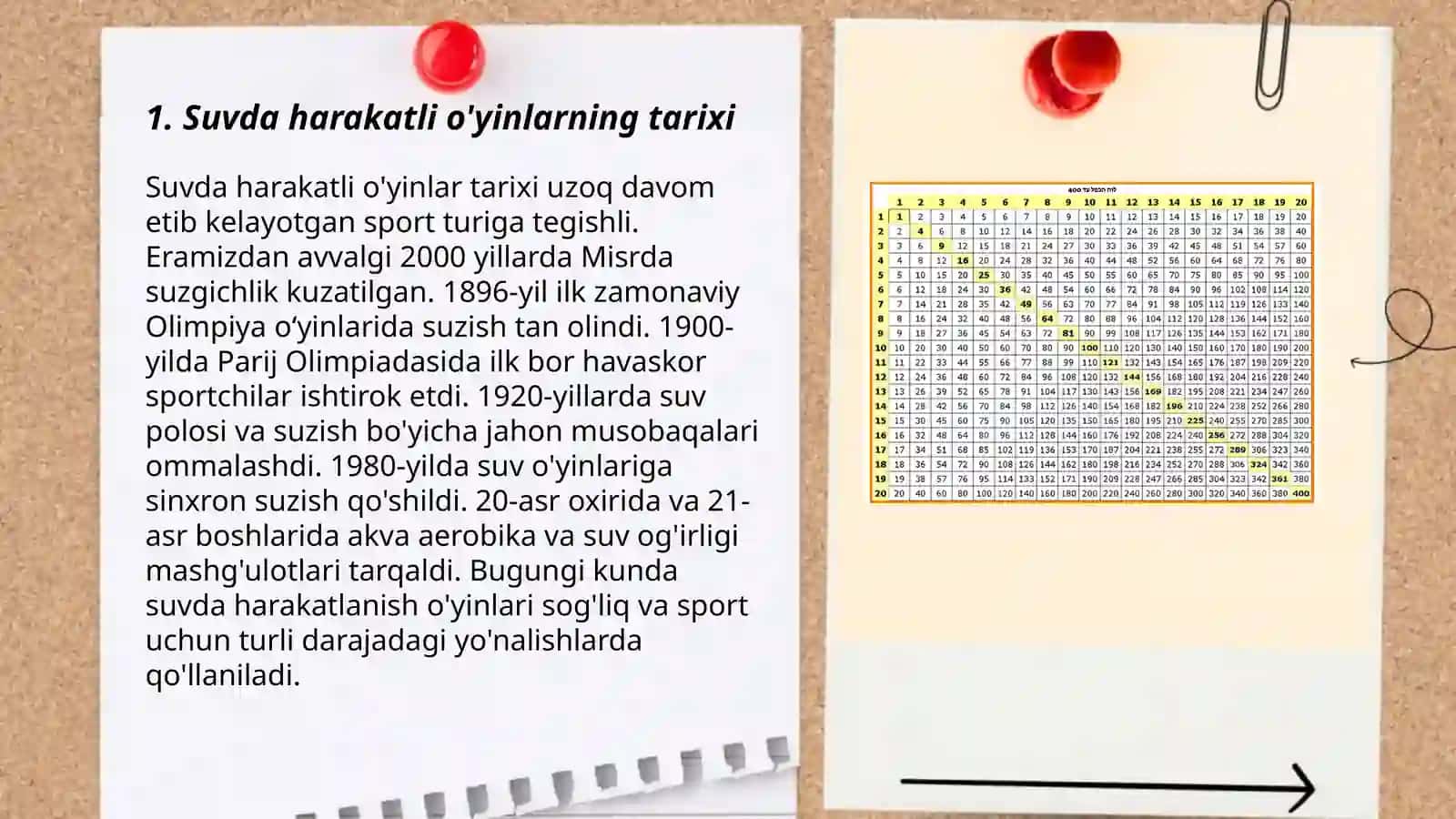 Suvda harakatli o'yinlarning tarixi 3