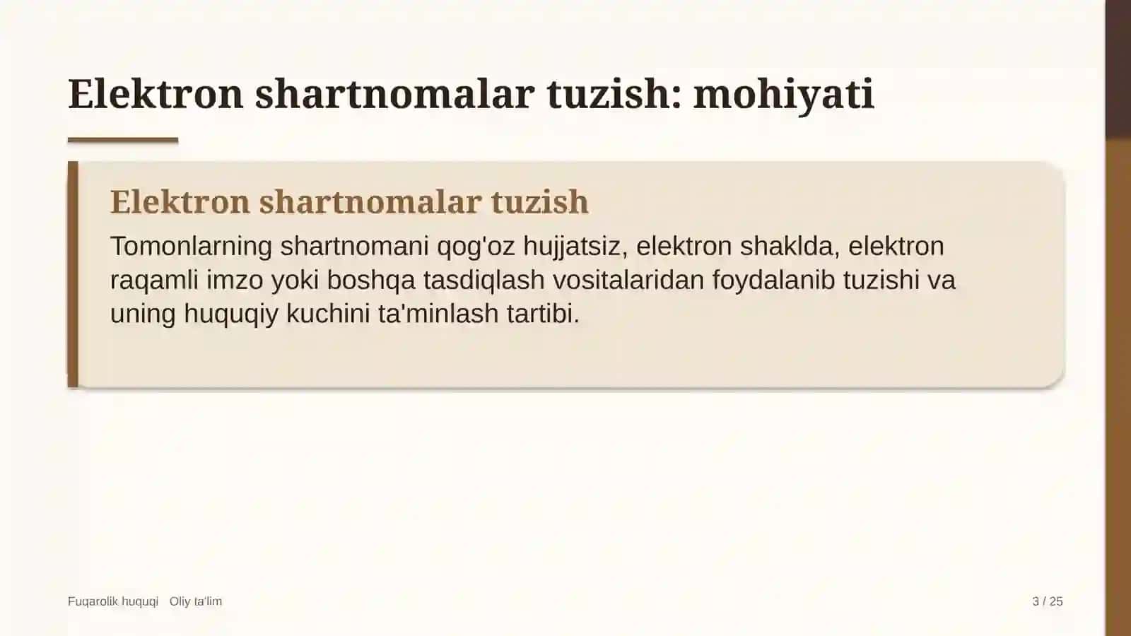 Islomiy moliya tashkilotlarida elektron shartnomalar tuzish 3