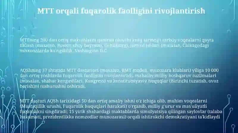 MTT tarbiyasi 3