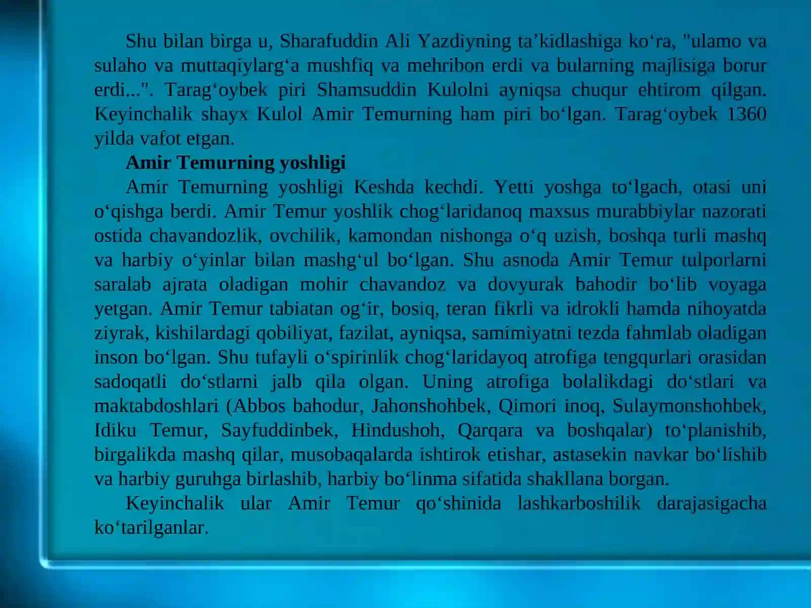 Amir Temur 3