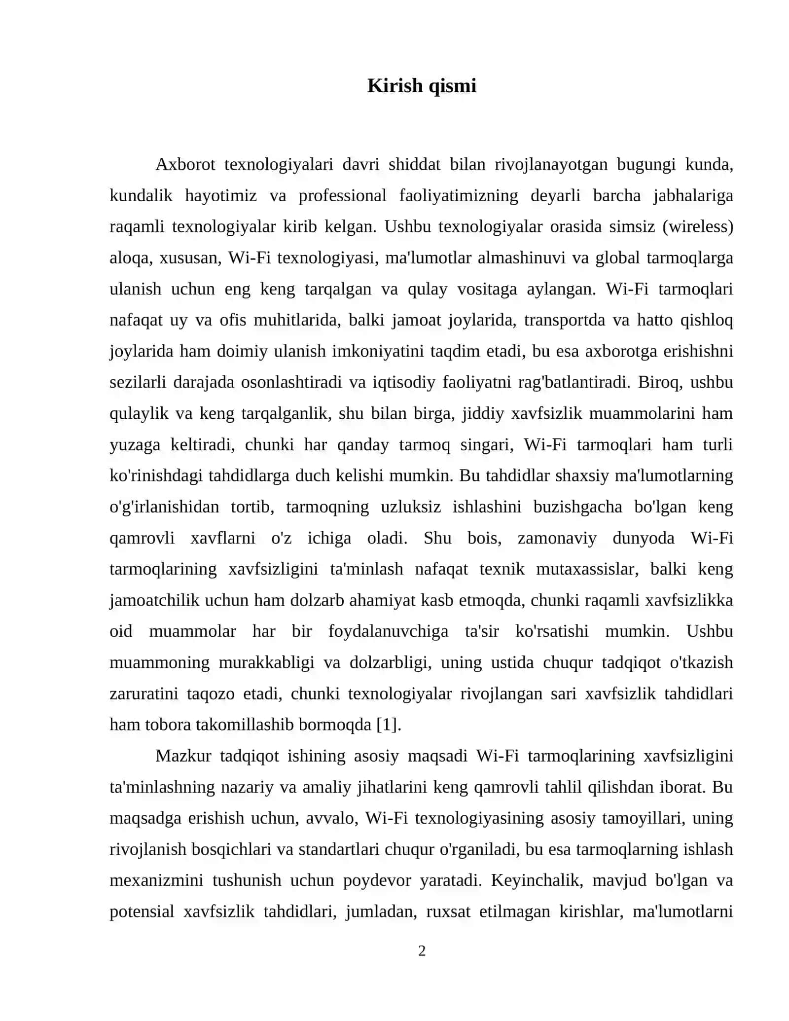 Wi-Fi tarmoqlari xavfsizligi 3