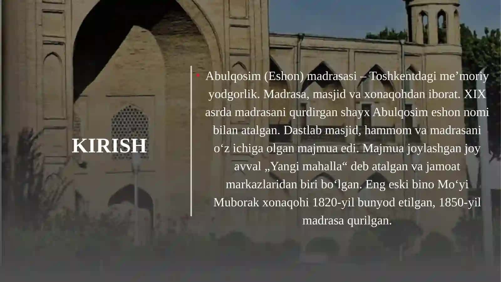 ABULQOSIM ESHON MADRASASI 3