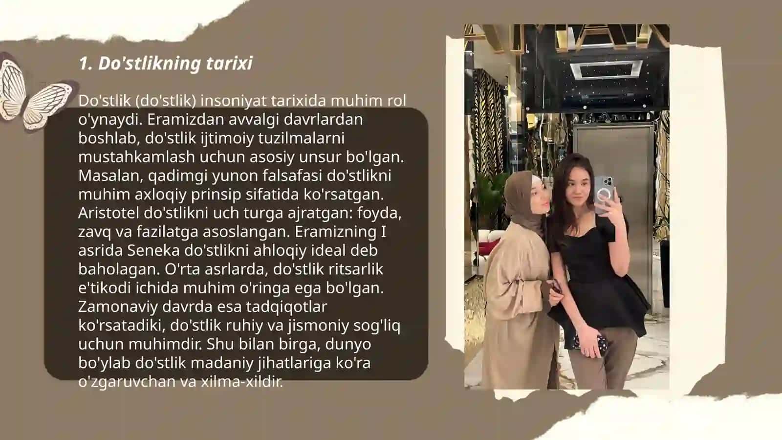 Do'stlikning tarixi 3