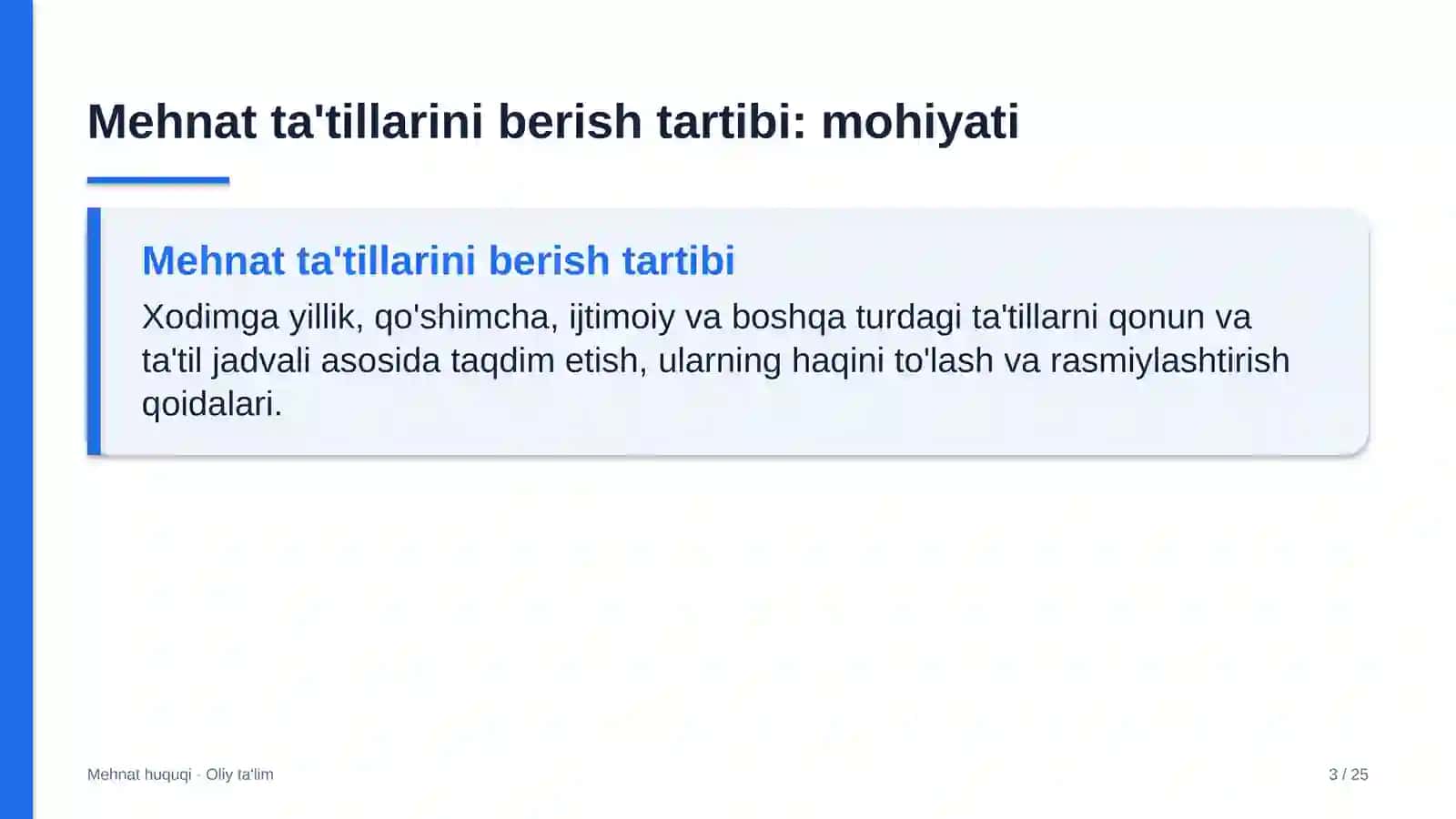 nashriyotlarda mehnat ta'tillarini berish tartibi 2924 3