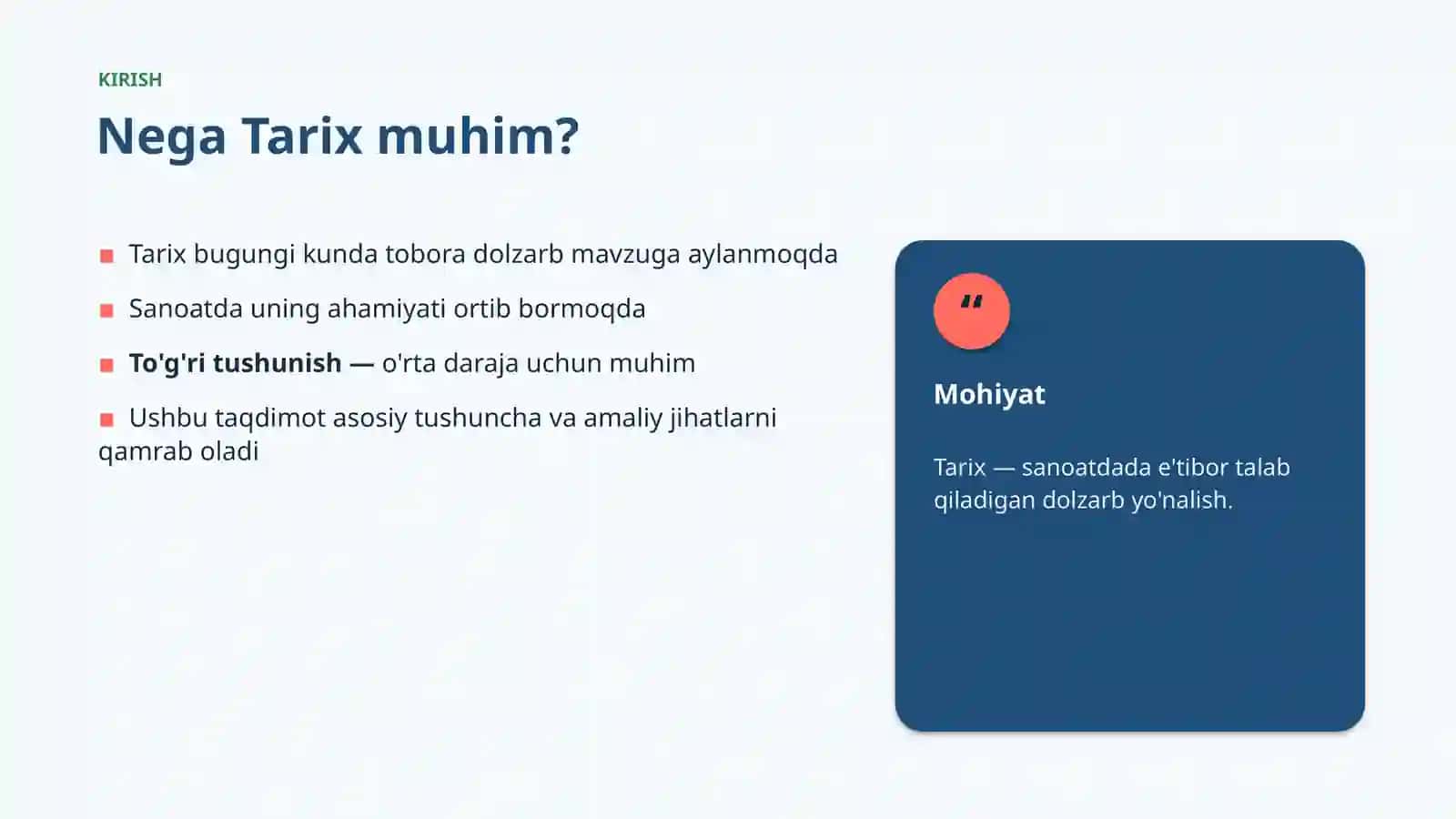 Tarix Muammolari va Yechimlari 3