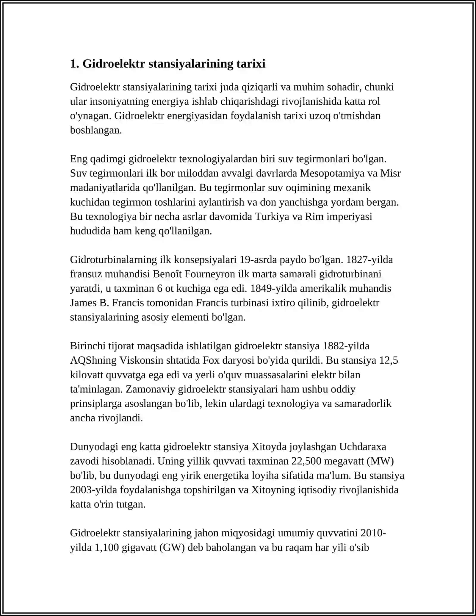 GIDROELEKT STANSIYALAR 3