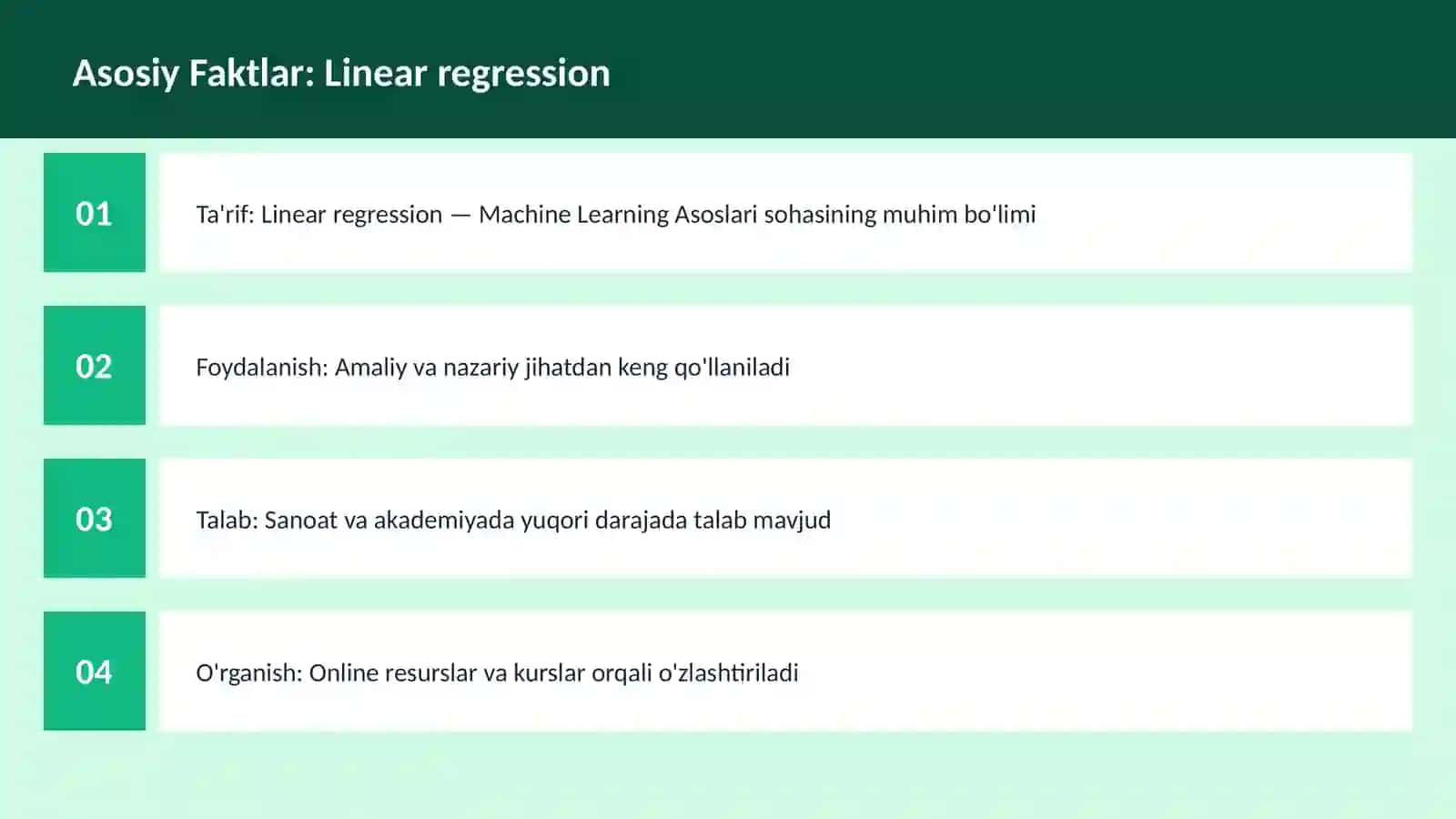 Linear regression 3