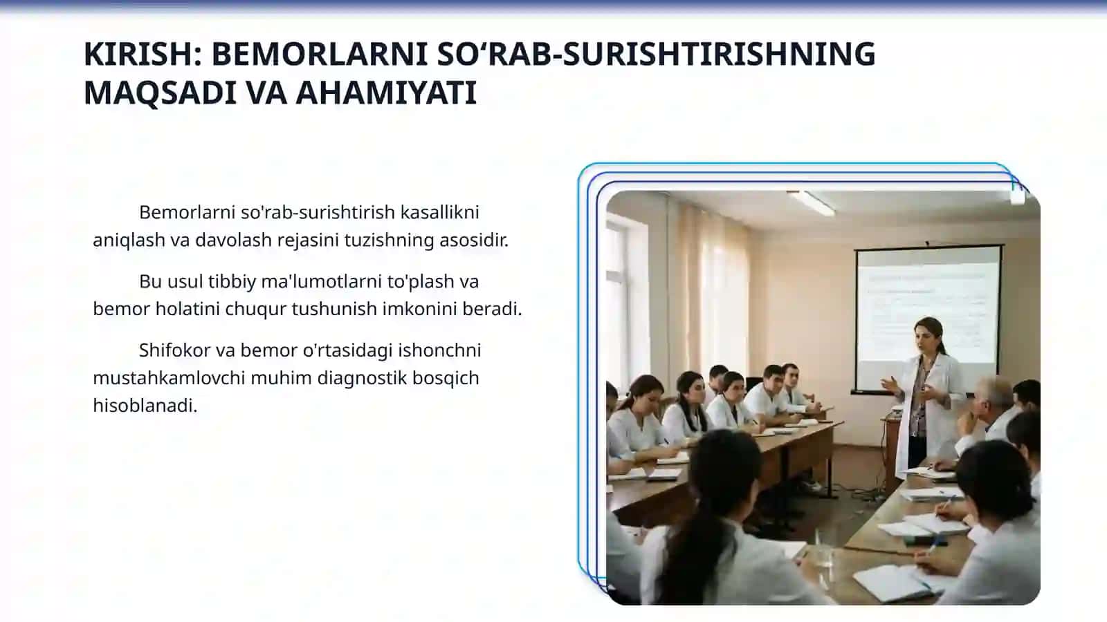 Bemorlarni mustaqil sorab surishtirish 3