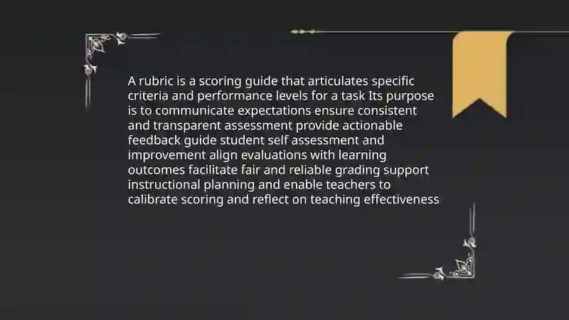 Understanding rubrics 3