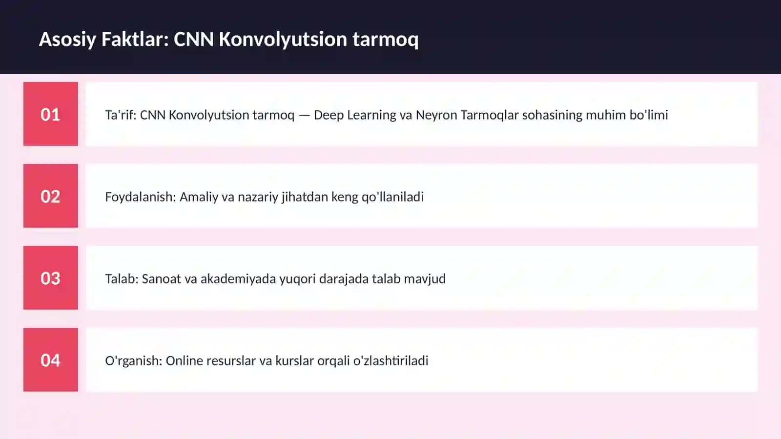 AI | DEEP LEARNING VA NEYRON TARMOQLAR 3