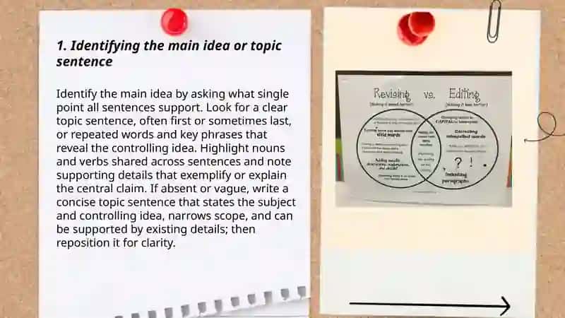 Editing and rewriting a poorly organized paragraph 3