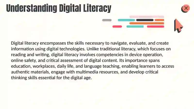 Digital Literacy and Technology in Language Teaching 3