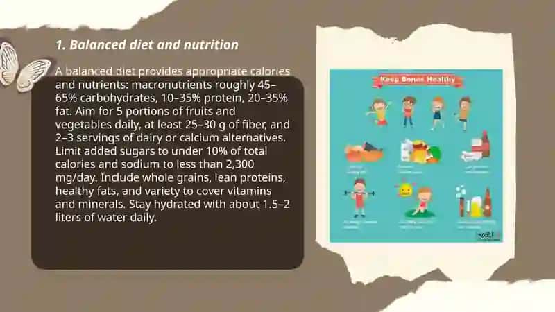 Balanced diet and nutrition 3