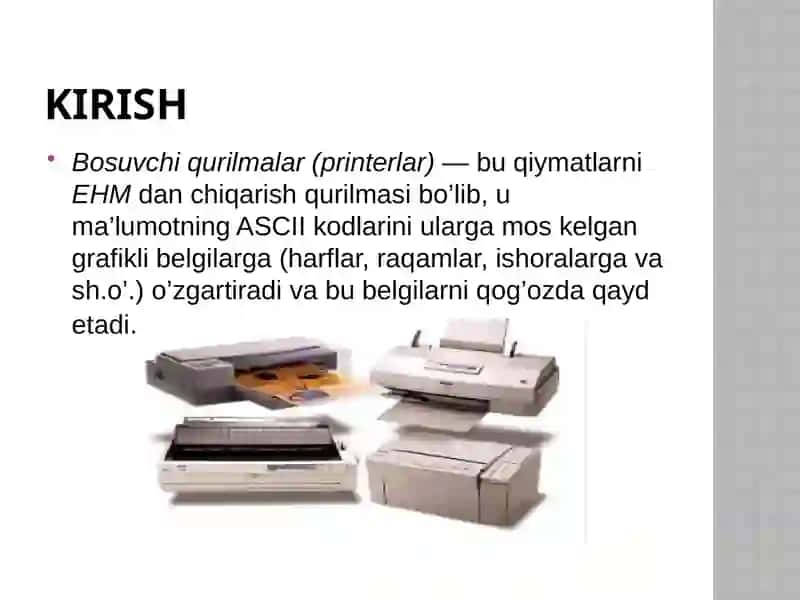 Canon printerlari haqida 3