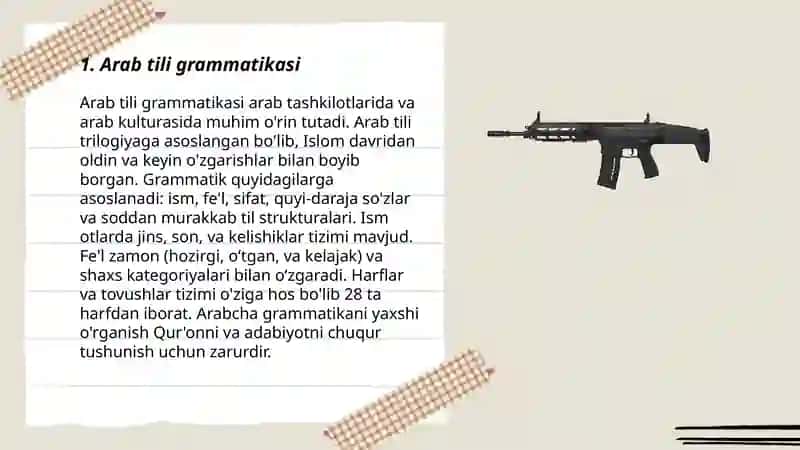 Arab tilida yozib turlari 3