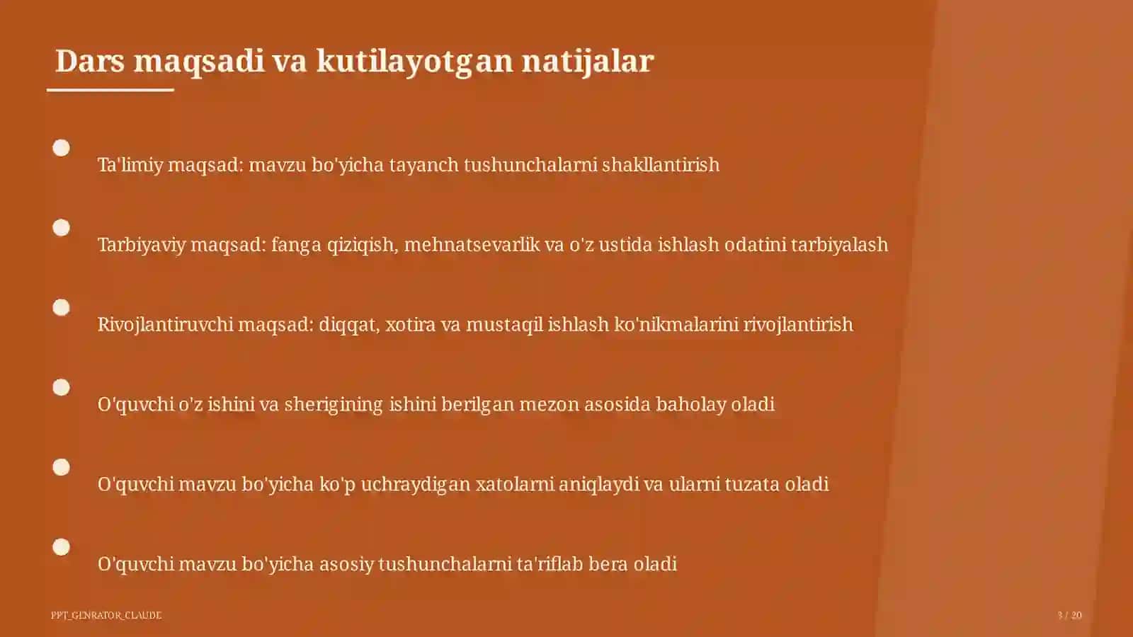 Interfaol metodlar: Venn diagrammasi va Insert 3