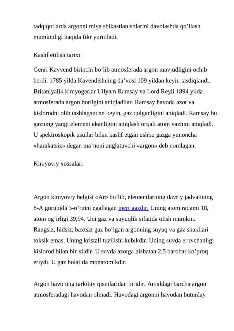 Argon elementi 3